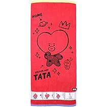 Amazon｜丸眞 フェイスタオル BT21 カラースケッチ_TATA